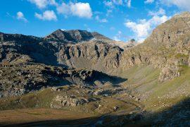 Mountain,Landscape,Around,Clapier,Border,Pass,Near,Hannibal,Refuge,In